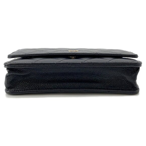 CHANEL Matelasse Chain wallet Calfskin Black - Picture 3 of 12